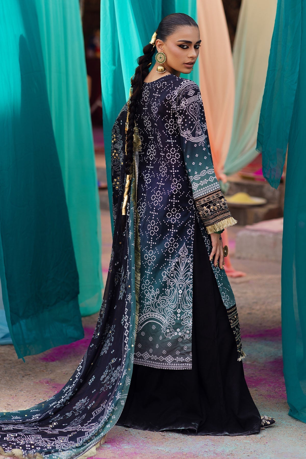 Nureh | Bazaar Lawn | NS-129 - Ladies Clothes - Maria Faisal
