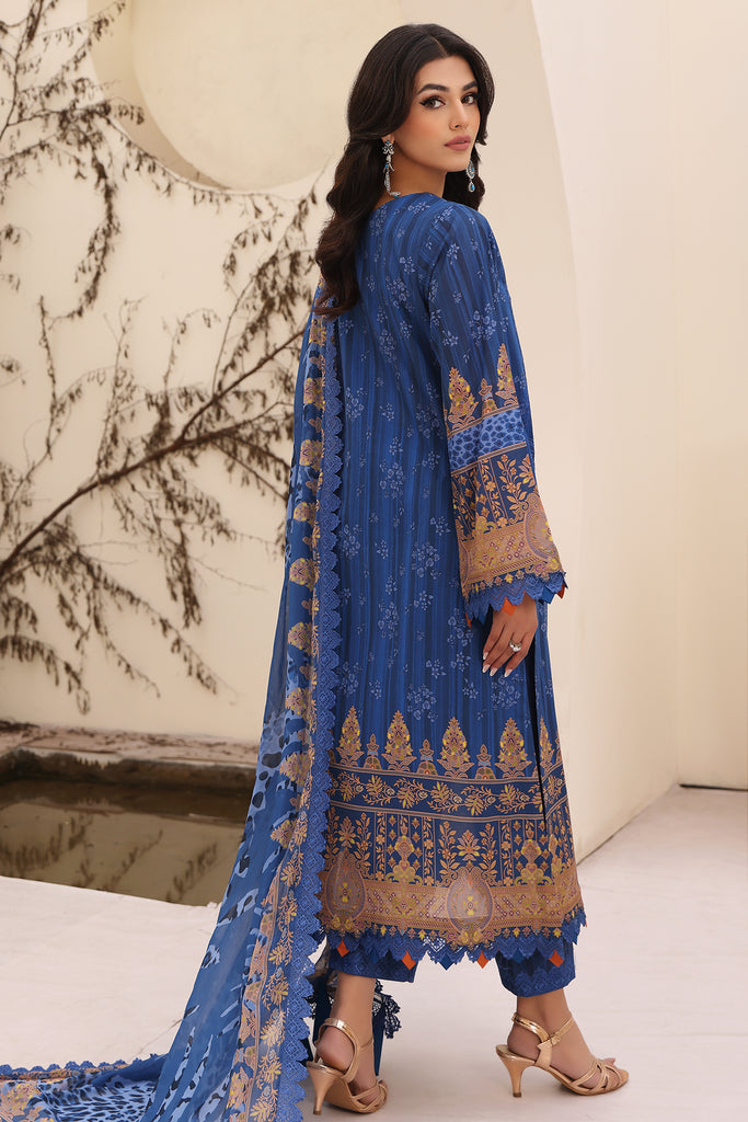 Charizma | Naranji Embroidered Lawn 24 | CN4-005 - Maria Faisal
