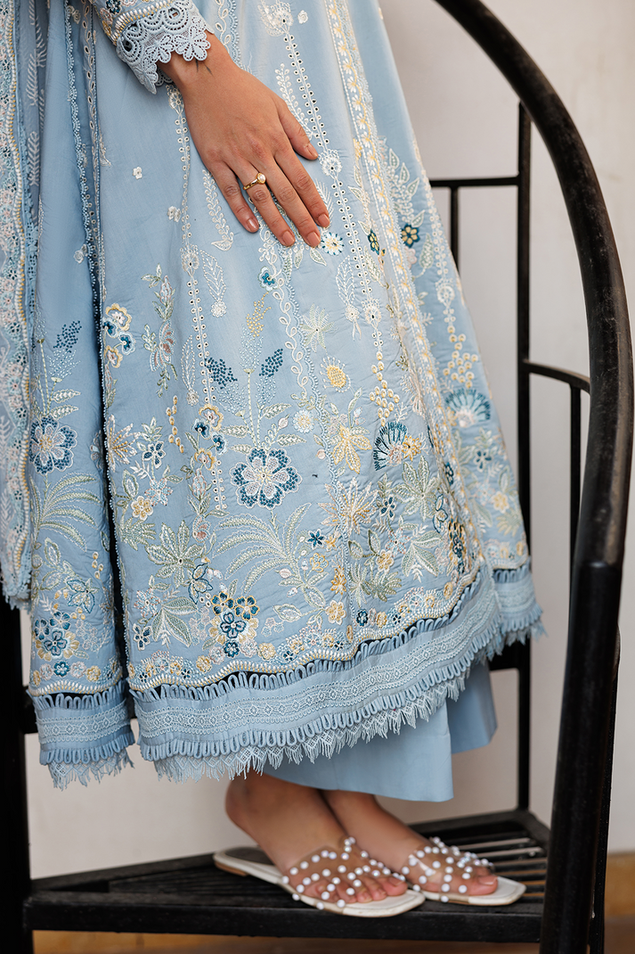 Emaan Adeel | Mirabelle Festive Luxury Lawn | BLISSFUL DREAMS - Luxury Dress - available at Maria Faisal in UK and USA.