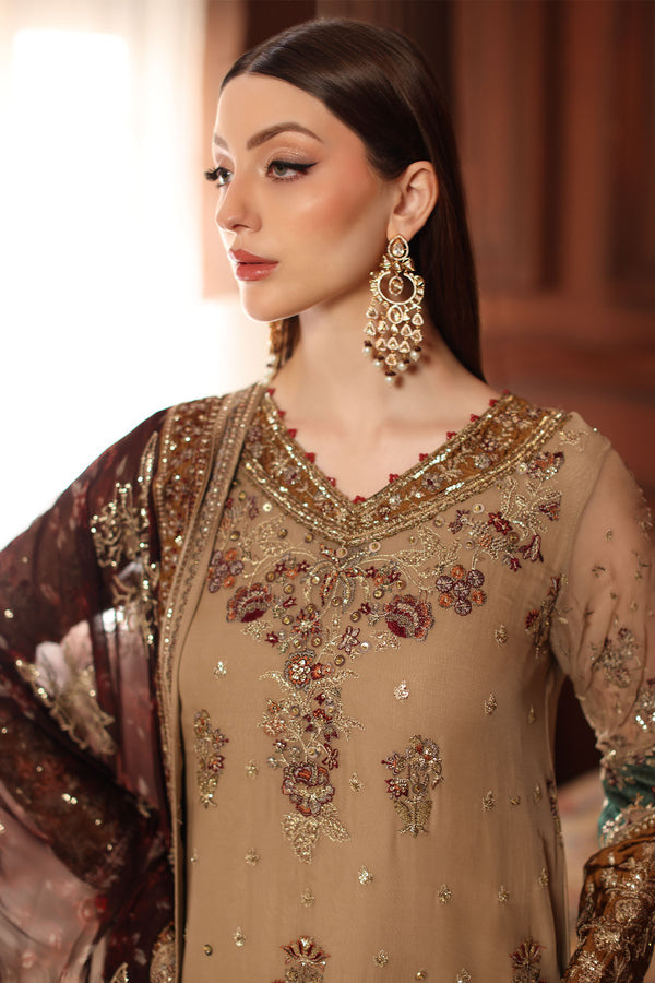 Nureh | Alfaaz Formals | NL-91 - Formal Dress - available at Maria Faisal in UK and USA.