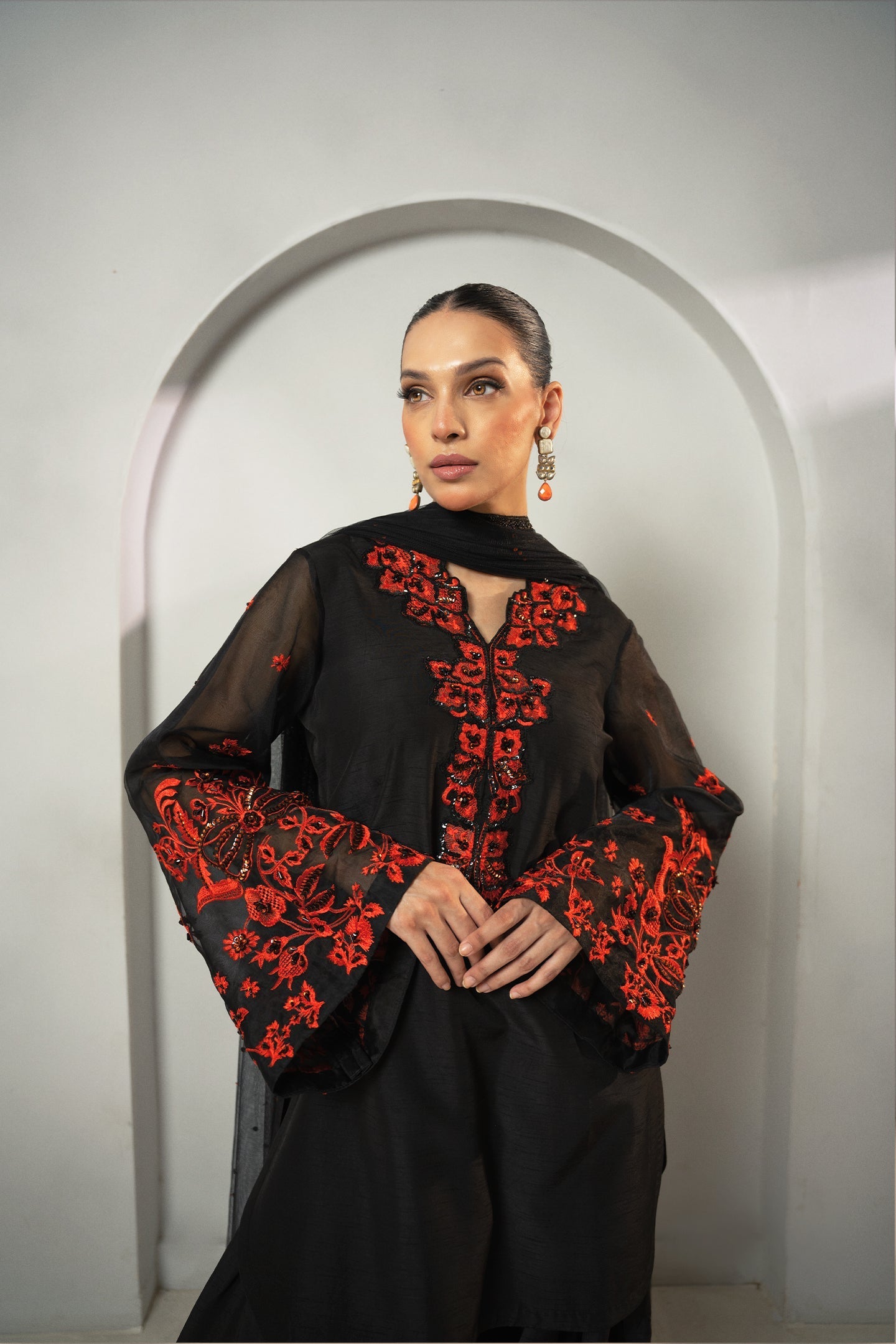 Fozia Khalid | Dilkash Festive Wear 25 | Ayra - Formal Dress - available at Maria Faisal in UK and USA.