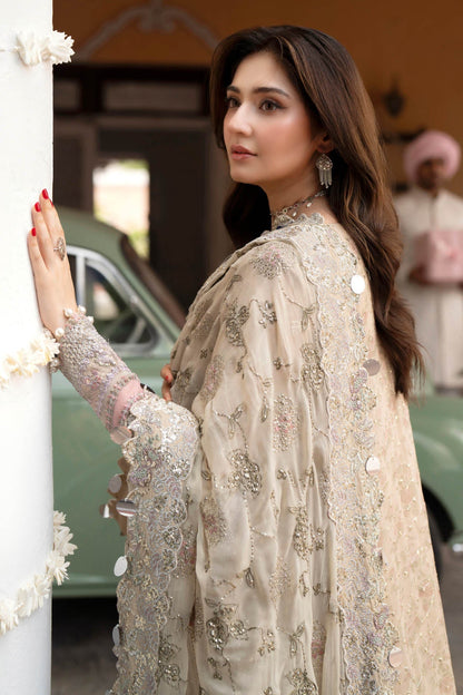 Nureh | Jhoomro Formals |NL-96 Izel - Formal Dress - available at Maria Faisal in UK and USA.