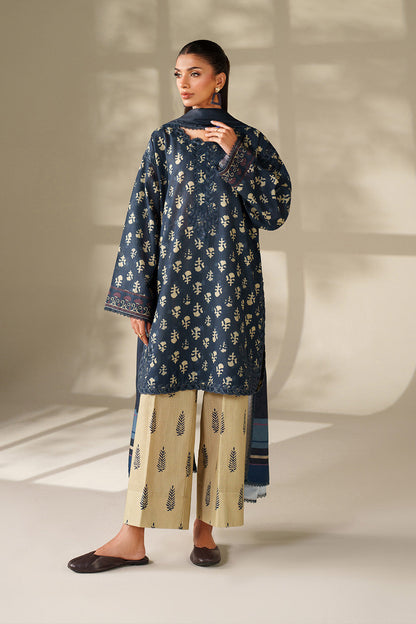 Iznik | Winter Chapter 25 | UE-560 Printed Khaddar - Casual Dress - available at Maria Faisal in UK and USA.