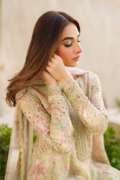 Iznik | Festive lawn 24 | SFL-05 - Designer Dress with Intricate embroidery and embellishments. Shop elegent wedding dress at Maria Faisal.