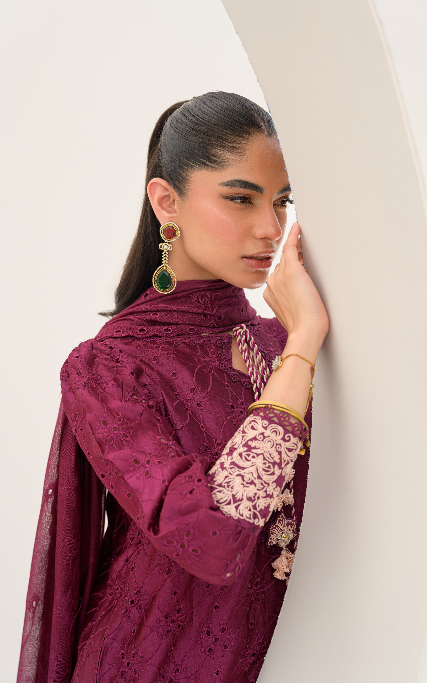 Sana Abbas | Ara Eid Luxe | Zerin - Luxury Dress - available at Maria Faisal in UK and USA.