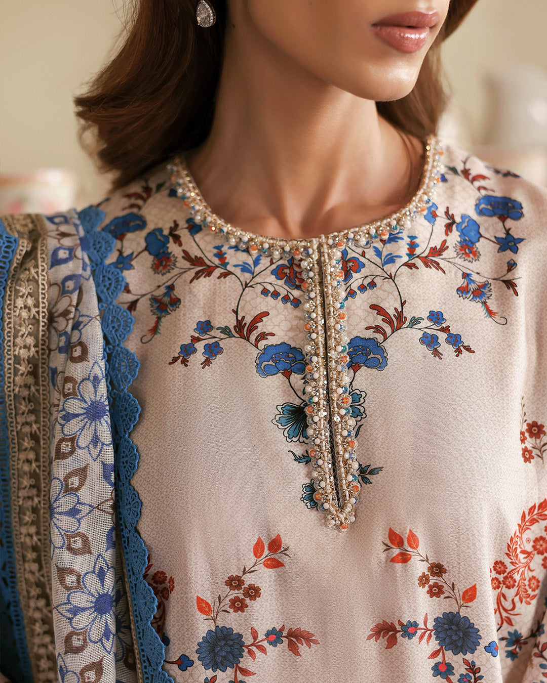 Faiza Saqlain | Serina Luxe | Jennet - Formal Dress - available at Maria Faisal in UK and USA.