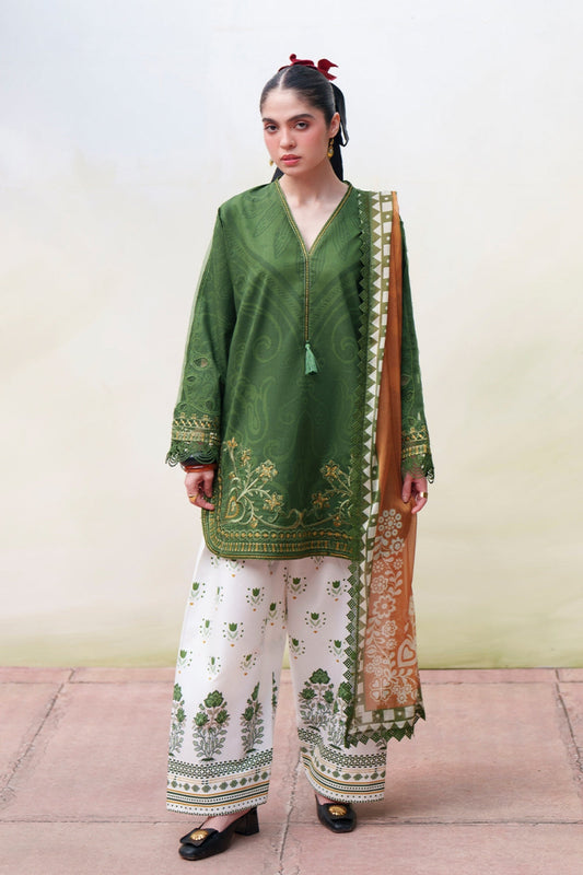Saira Rizwan | Laanem SS 26 | ELOWEN-A - SRL26-08 - Luxury Dress - available at Maria Faisal in UK and USA.
