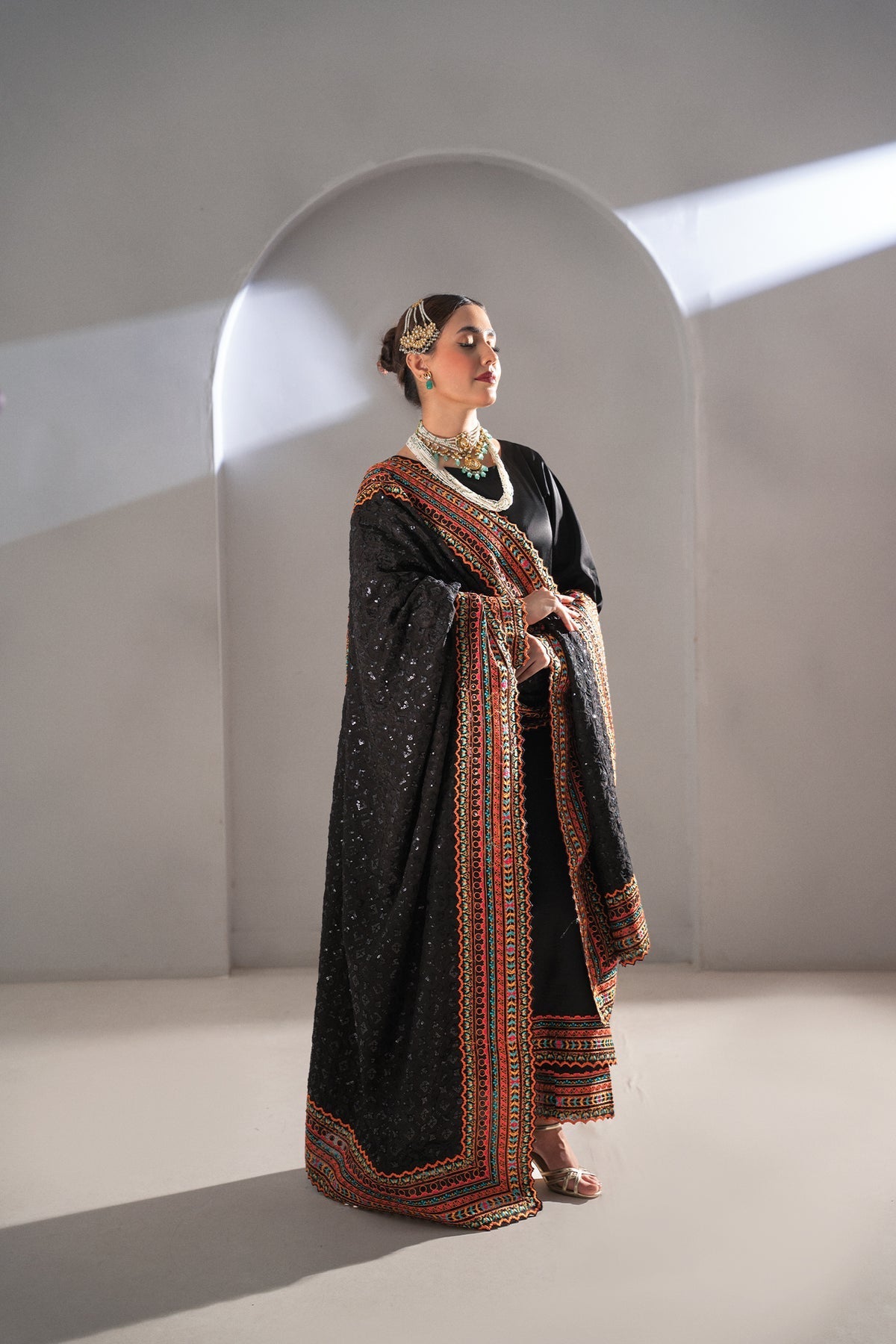 Fozia Khalid | Dilkash Festive Wear 25 | Zehnaseeb - Formal Dress - available at Maria Faisal in UK and USA.