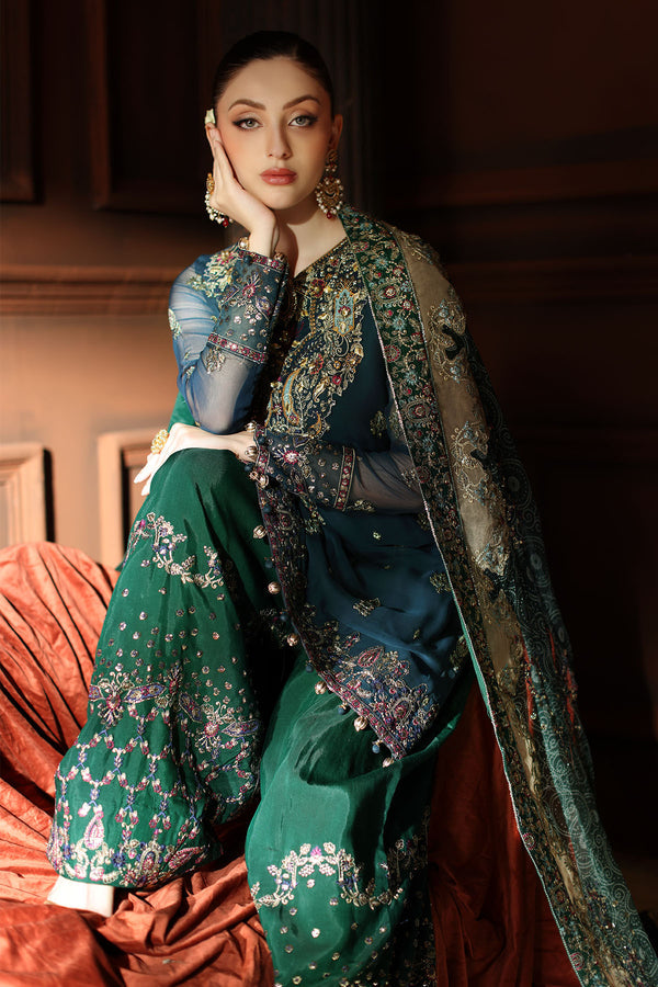 Nureh | Alfaaz Formals | NL-88 - Formal Dress - available at Maria Faisal in UK and USA.