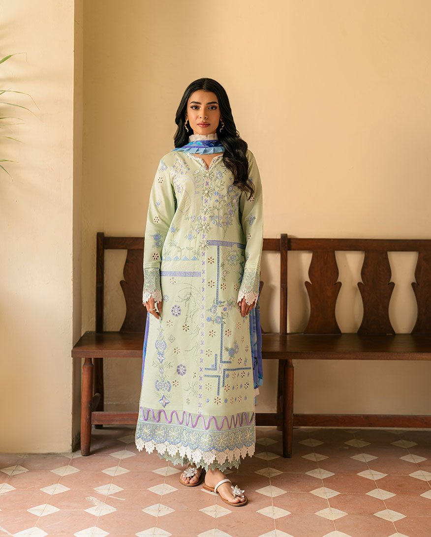 Roheenaz | Aashiyana Lawn |Zumar - Ladies Clothes - Maria Faisal