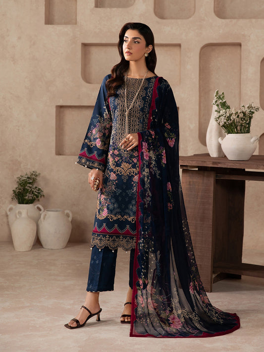Gulaal | Syra Lawn 26 | Aluxe SKU D - 8 - Luxury Dress - available at Maria Faisal in UK and USA.
