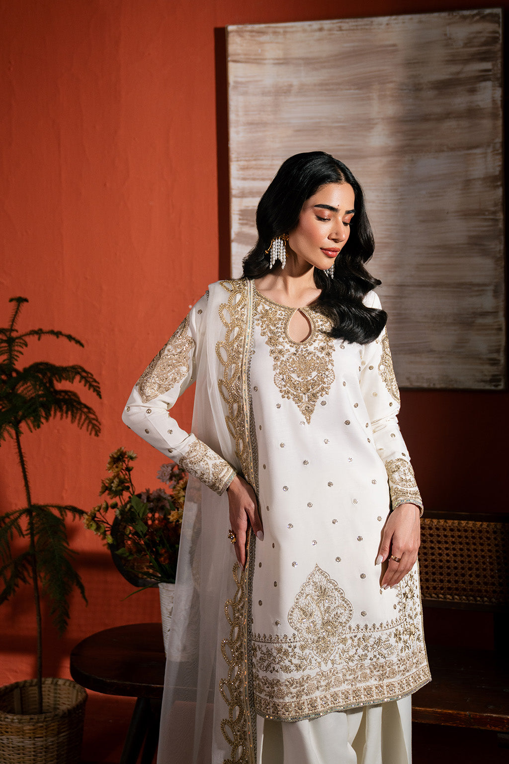 Neeshay | Raw Silk | RTW-RS-02 - Ladies Clothes - Maria Faisal