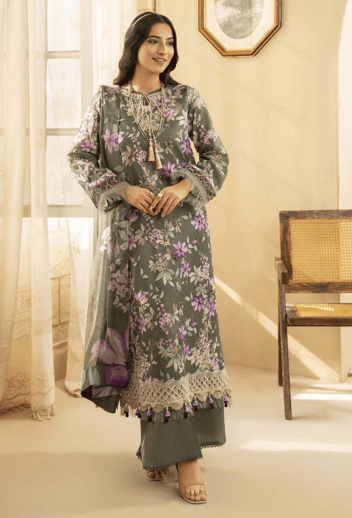 Humdum | Senora Lawn 25 | Senora - D06 by Maria Faisal - Registered Vendor of : Humdum - type : Ladies Clothes - 100% original wedding dresses