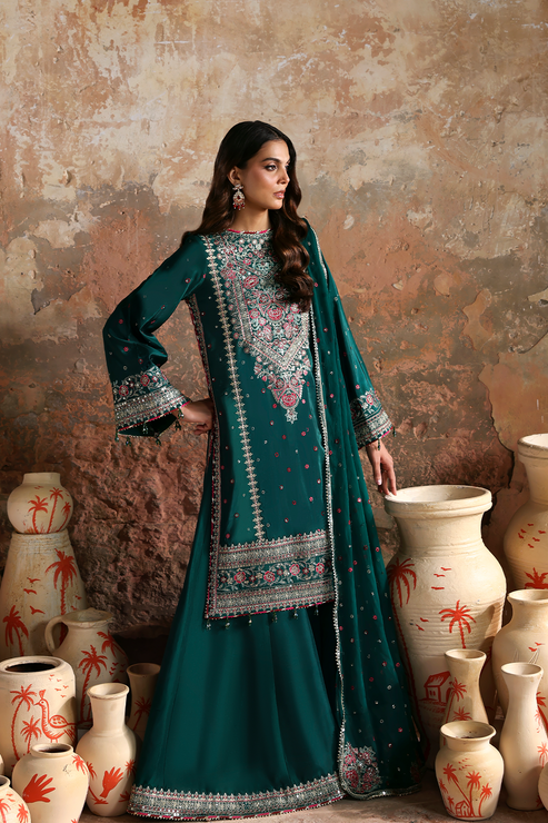 Emaan Adeel | Afsana e Silk | ZEHNASEEB - Formal Dress - available at Maria Faisal in UK and USA.