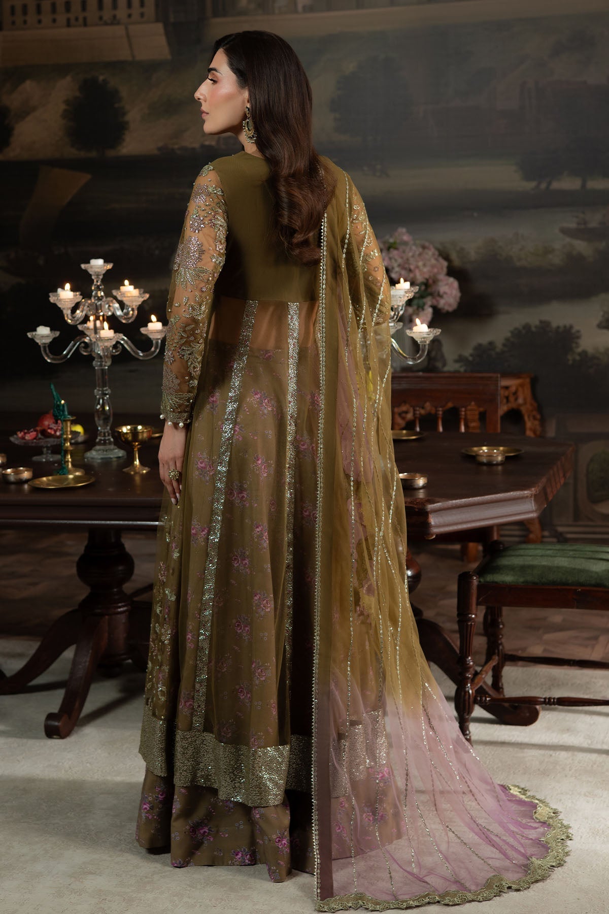 Nureh | Elanora Formals 25 | NEL-68 by Maria Faisal - Registered Vendor of : Nureh - type : Ladies Clothes - 100% original wedding dresses