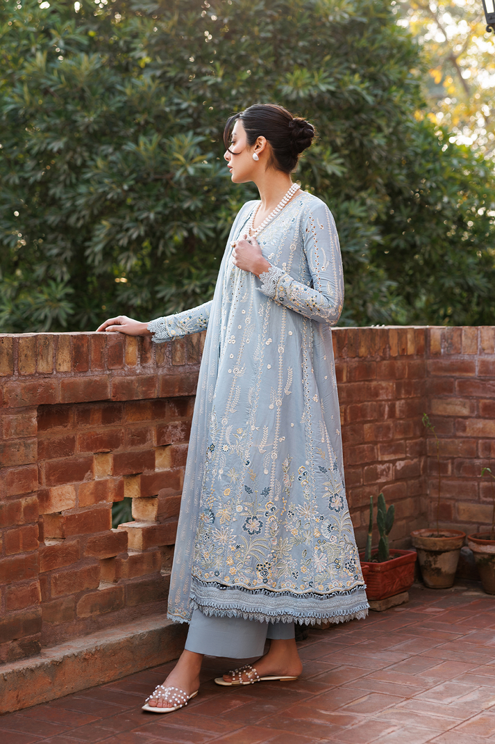 Emaan Adeel | Mirabelle Festive Luxury Lawn | BLISSFUL DREAMS - Luxury Dress - available at Maria Faisal in UK and USA.