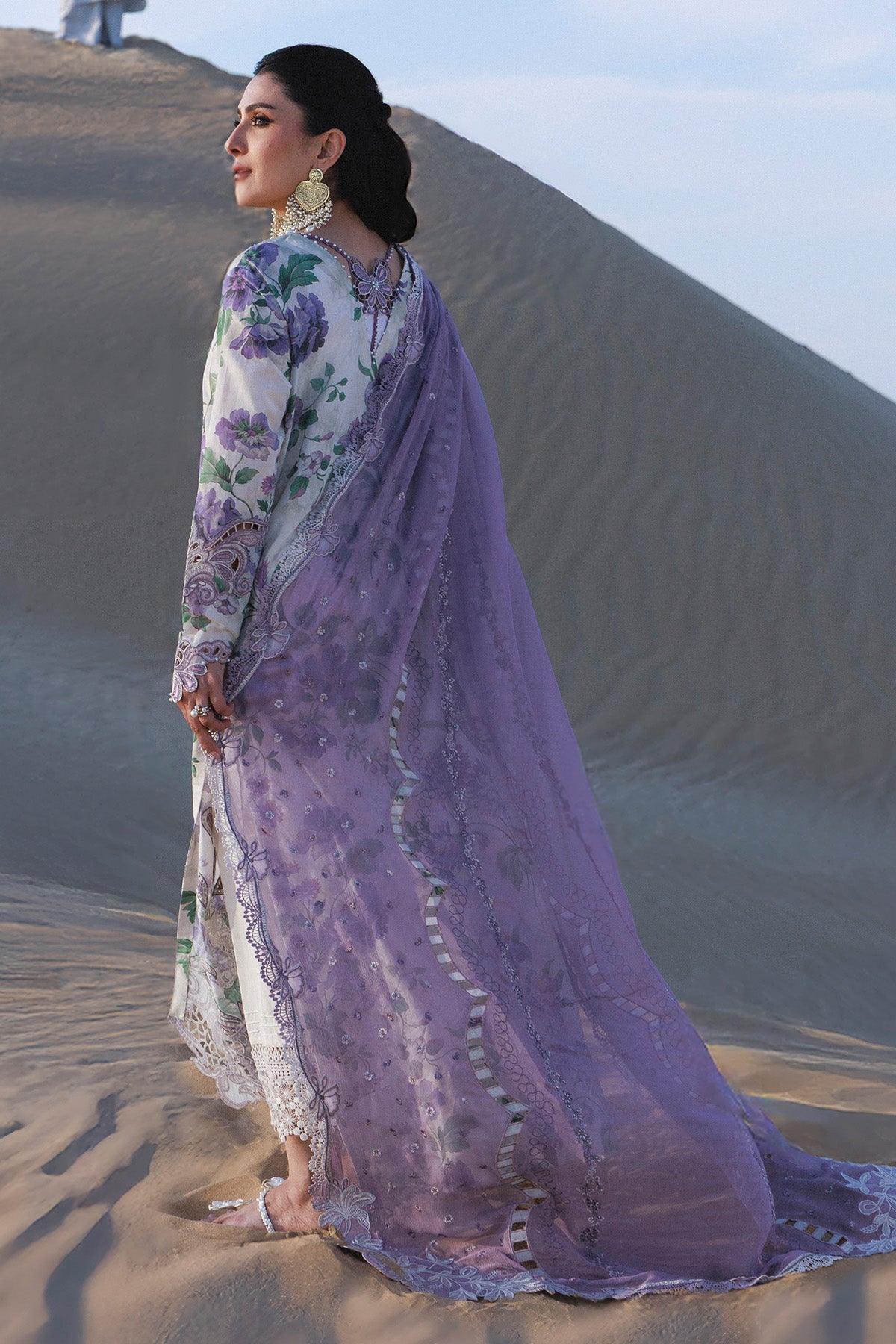 Nureh | Aman Luxe | Amaris NE-231 - Luxury Dress - available at Maria Faisal in UK and USA.