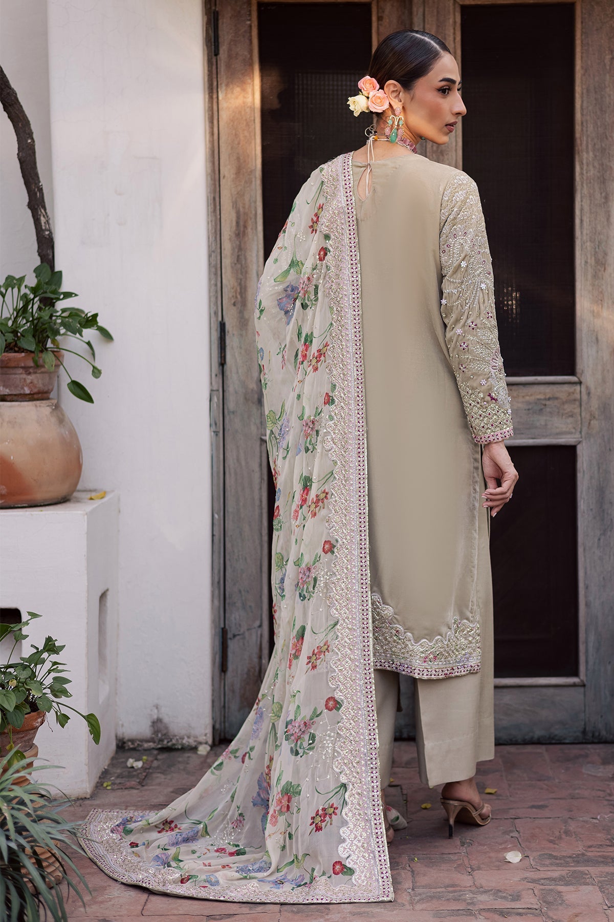 NW-119 – authentic Pakistani dress from the Maya Velvet collection for women in the UK