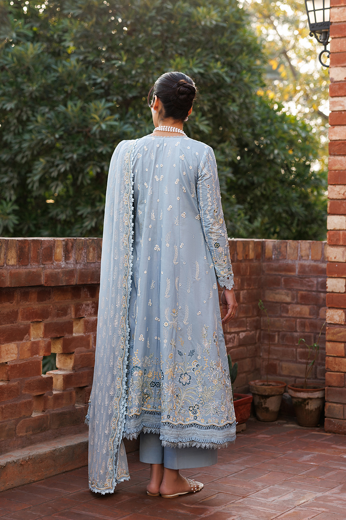 Emaan Adeel | Mirabelle Festive Luxury Lawn | BLISSFUL DREAMS - Luxury Dress - available at Maria Faisal in UK and USA.