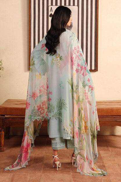 Nureh | Raha Lawn | NE-250 - Luxury Dress - available at Maria Faisal in UK and USA.