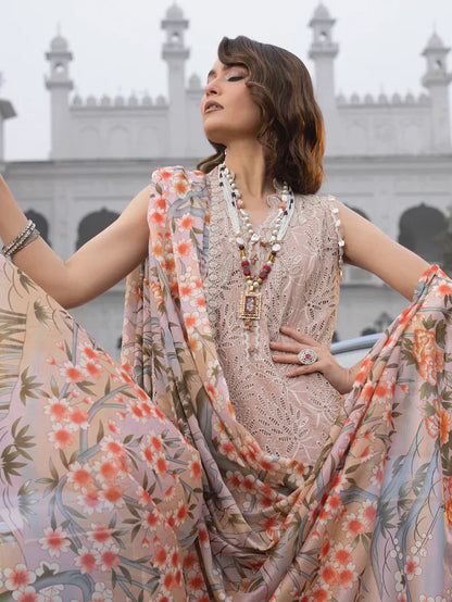 Faiza Faisal | Maya Luxury Lawn | Amirah - Maria Faisal