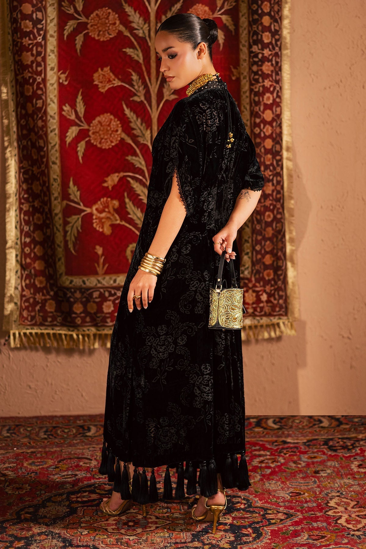NU2-193 – authentic Pakistani dress from the Ballerina Winter 25 collection for women in the UK