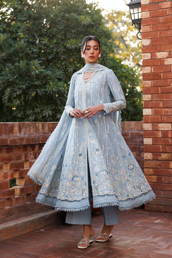 Emaan Adeel | Mirabelle Festive Luxury Lawn | BLISSFUL DREAMS - Luxury Dress - available at Maria Faisal in UK and USA.