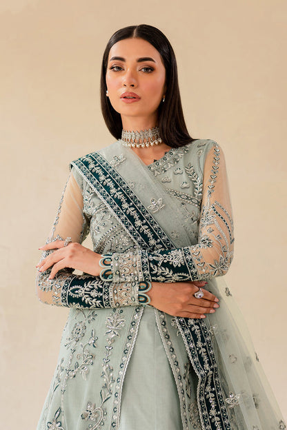 Farasha | Lumiere Formals | FREYA - Designer Dress with Intricate embroidery and embellishments. Shop elegent wedding dress at Maria Faisal.