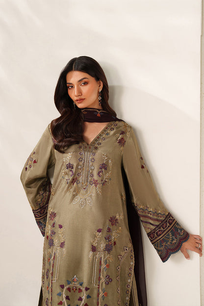 Iznik | Chinon Chiffon | UE-614 - Dress - available at Maria Faisal in UK and USA.