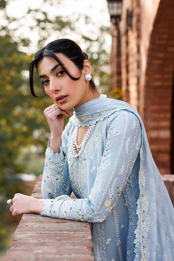 Emaan Adeel | Mirabelle Festive Luxury Lawn | BLISSFUL DREAMS - Luxury Dress - available at Maria Faisal in UK and USA.