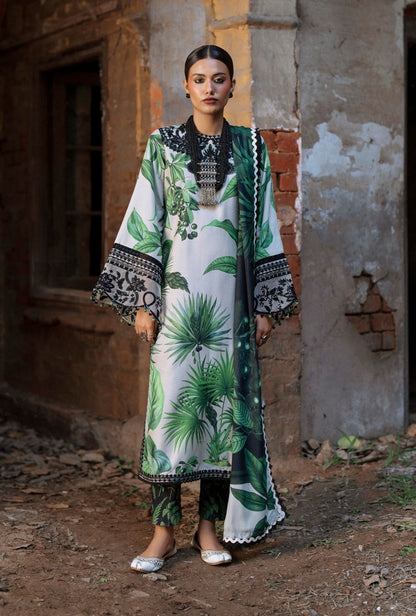 AJR Couture | Sard Sham | Gulbahar - Casual Dress - available at Maria Faisal in UK and USA.