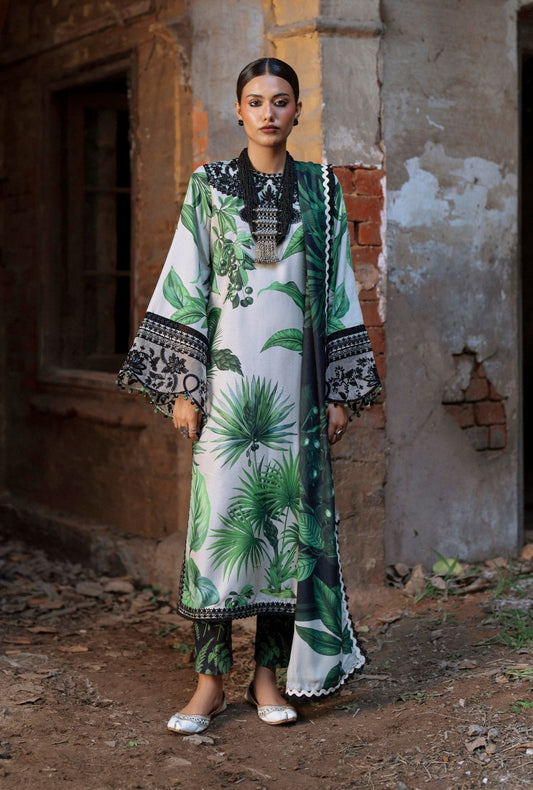 AJR Couture | Sard Sham | Gulbahar - Casual Dress - available at Maria Faisal in UK and USA.