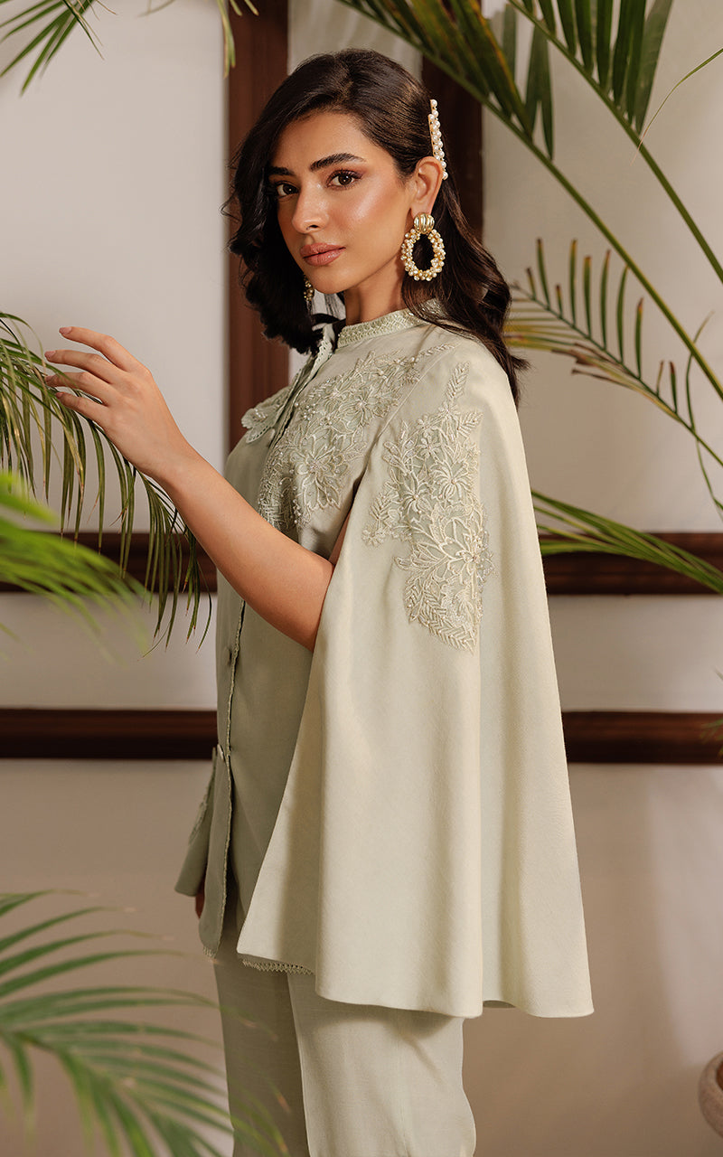 Threads and Motifs | Formal Dresses 25 | Embroidered Cape With Trouser