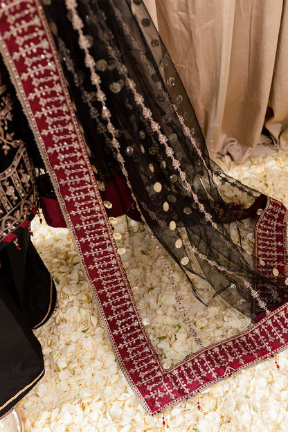 Farasha | Lumiere Formals | NOUR - Designer Dress with Intricate embroidery and embellishments. Shop elegent wedding dress at Maria Faisal.