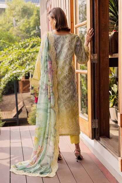 Nureh | Gardenia Lawn 26 |NSG-207 - Dress - available at Maria Faisal in UK and USA.