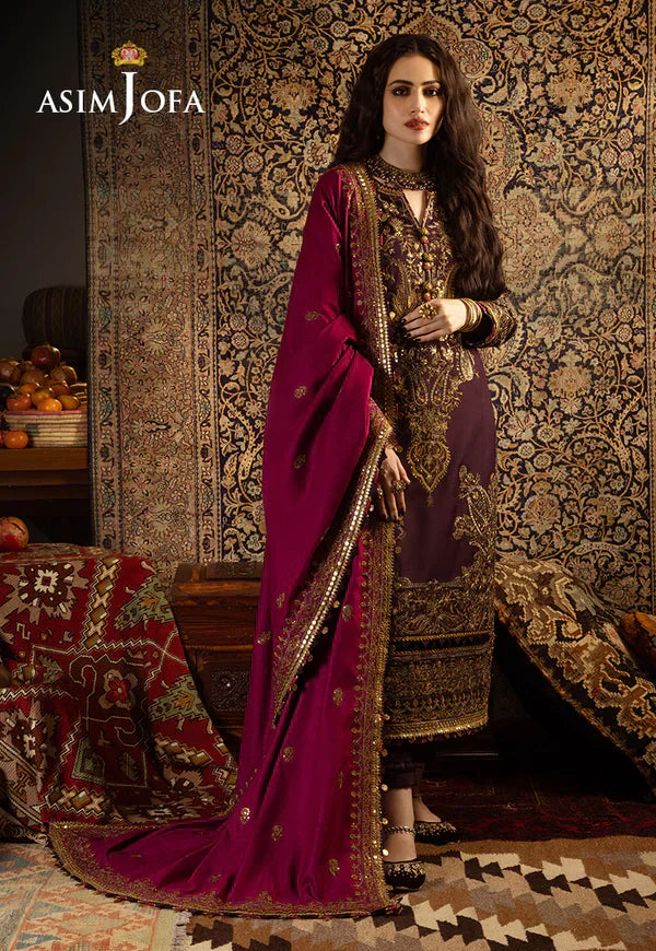 Asim Jofa | Kashmiri Tanka | AJKT 05 - Pakistani Dress - Maria Faisal