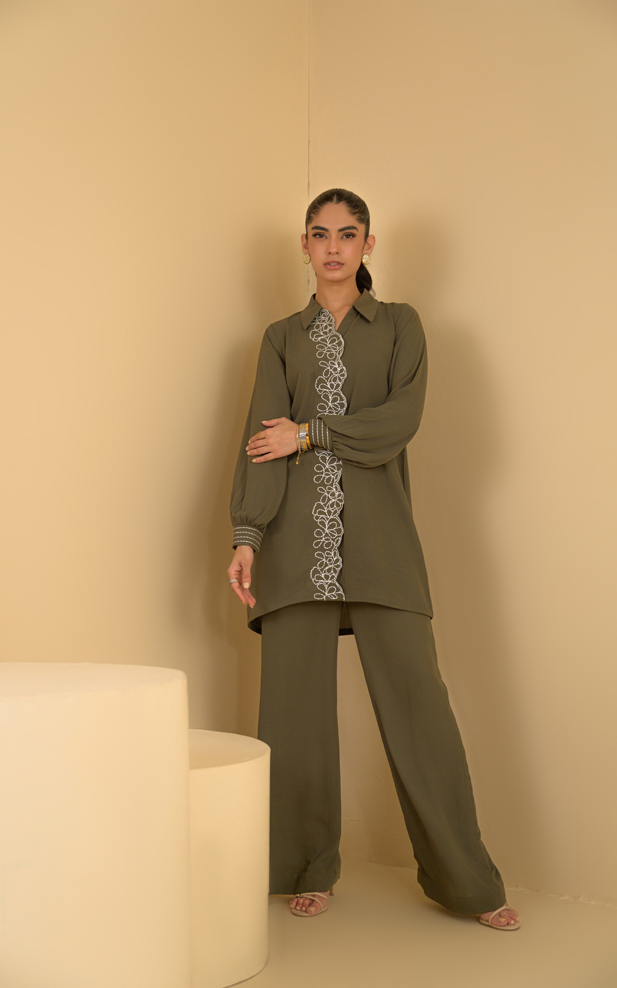 Sana Abbas | La Fiesta |Ovia - Luxury Dress - available at Maria Faisal in UK and USA.
