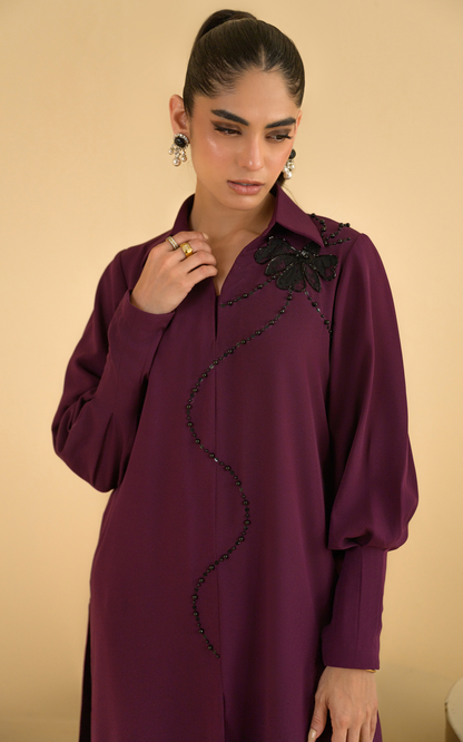 Sana Abbas | La Fiesta | Liyana - Luxury Dress - available at Maria Faisal in UK and USA.