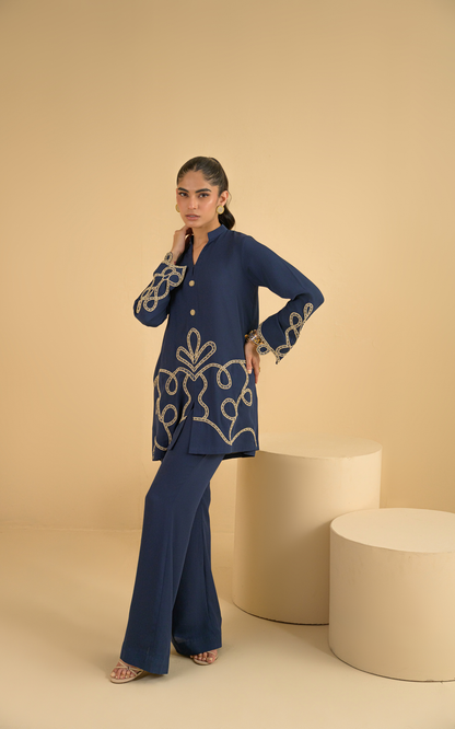 Sana Abbas | La Fiesta | Aria - Luxury Dress - available at Maria Faisal in UK and USA.
