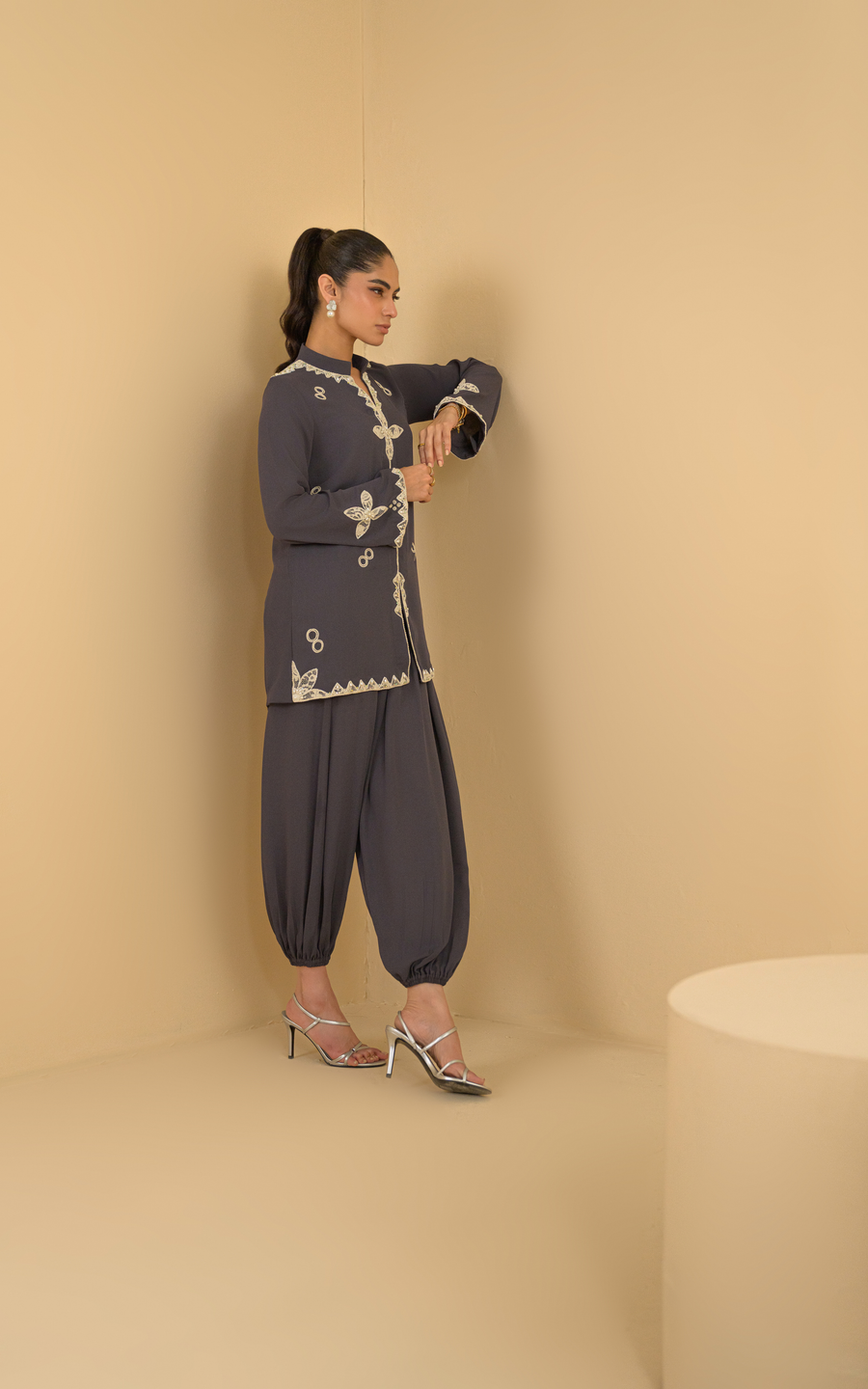 Sana Abbas | La Fiesta | Xena - Luxury Dress - available at Maria Faisal in UK and USA.