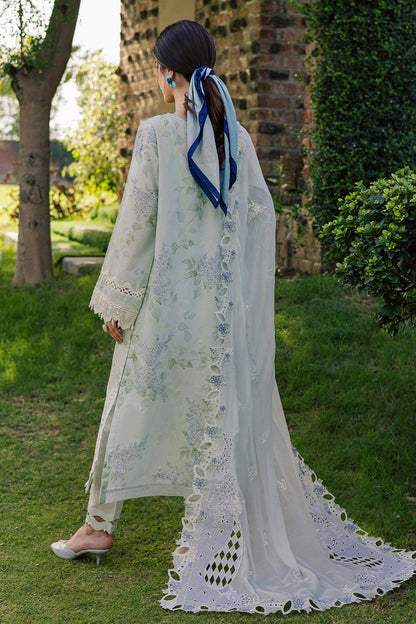 Nureh | Raha Lawn | NE-262 - Luxury Dress - available at Maria Faisal in UK and USA.