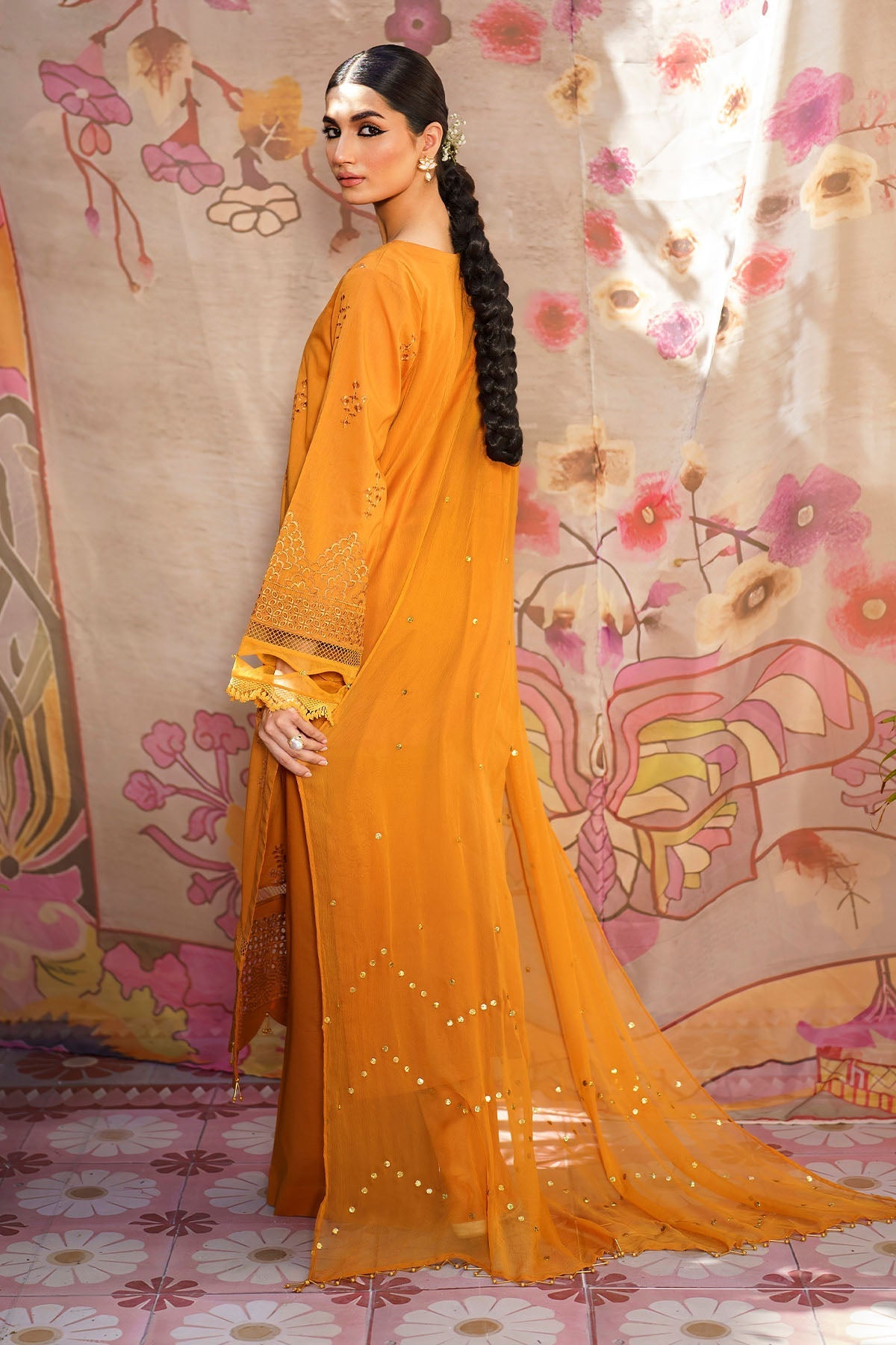 Nureh | Bazaar Lawn | NS-138 - Ladies Clothes - Maria Faisal