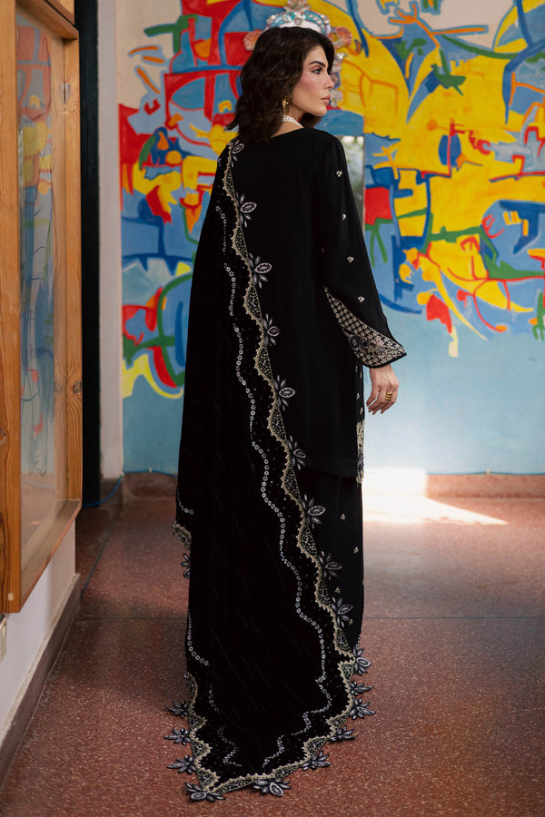 Nureh | Exclusive Leather Peach | NE-185 - Casual Dress - available at Maria Faisal in UK and USA.