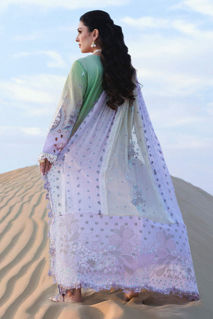 Nureh | Aman Luxe | Emelfie NE-228 - Luxury Dress - available at Maria Faisal in UK and USA.