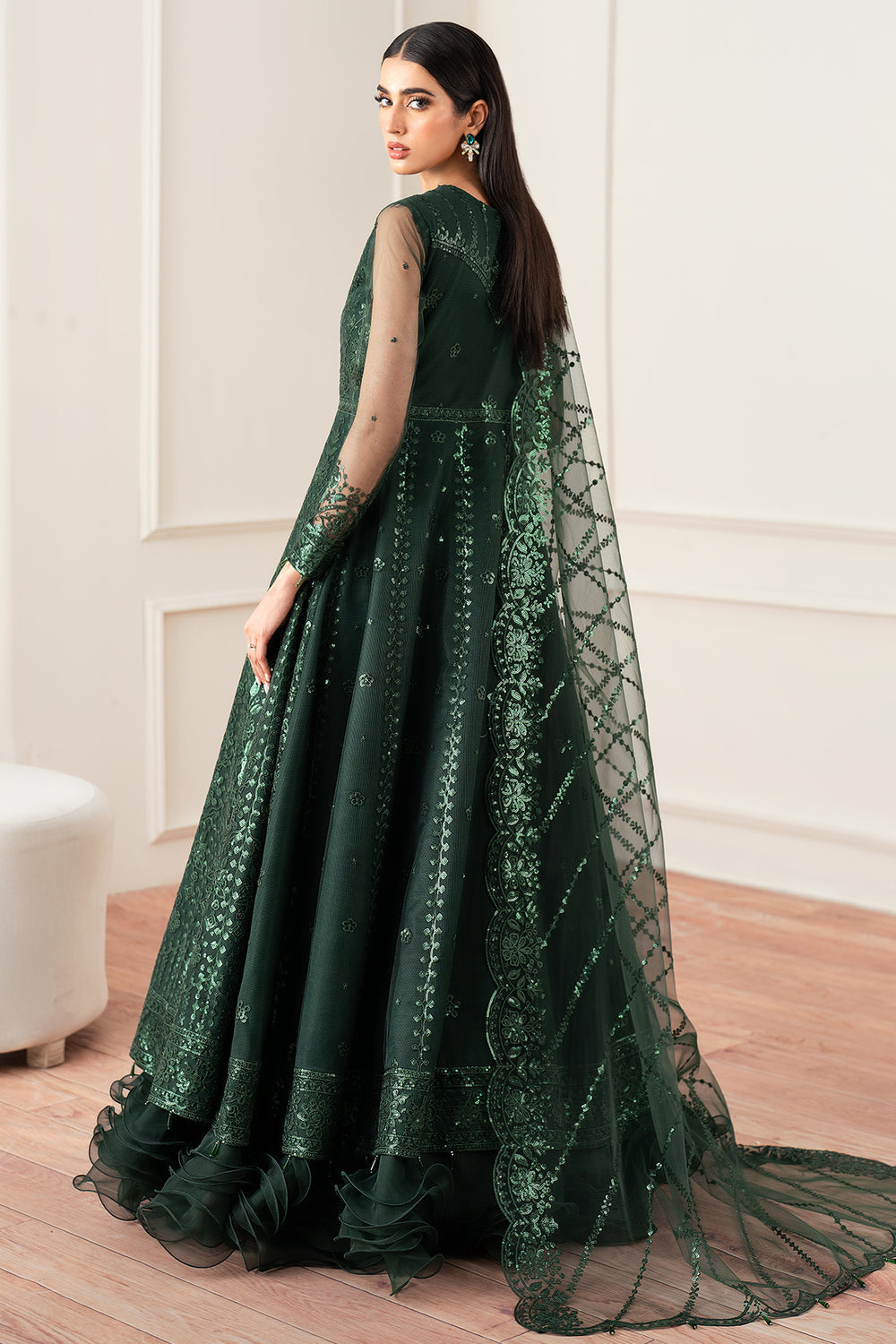 Farasha | Essence Formals 25 | Emerald Muse - Ladies Clothes - Maria Faisal