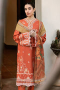 Farasha | Summer Weaves Embroidered Lawn | Orange Petal by Maria Faisal - Registered Vendor of : Farasha - type : Ladies Clothes - 100% original wedding dresses