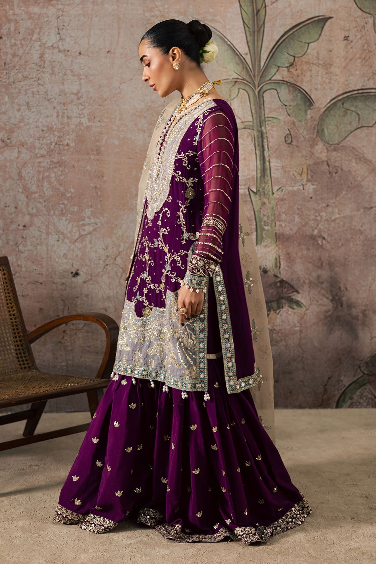 Nureh | Wedding Formals | FP-152 - Wedding Dress - available at Maria Faisal in UK and USA.