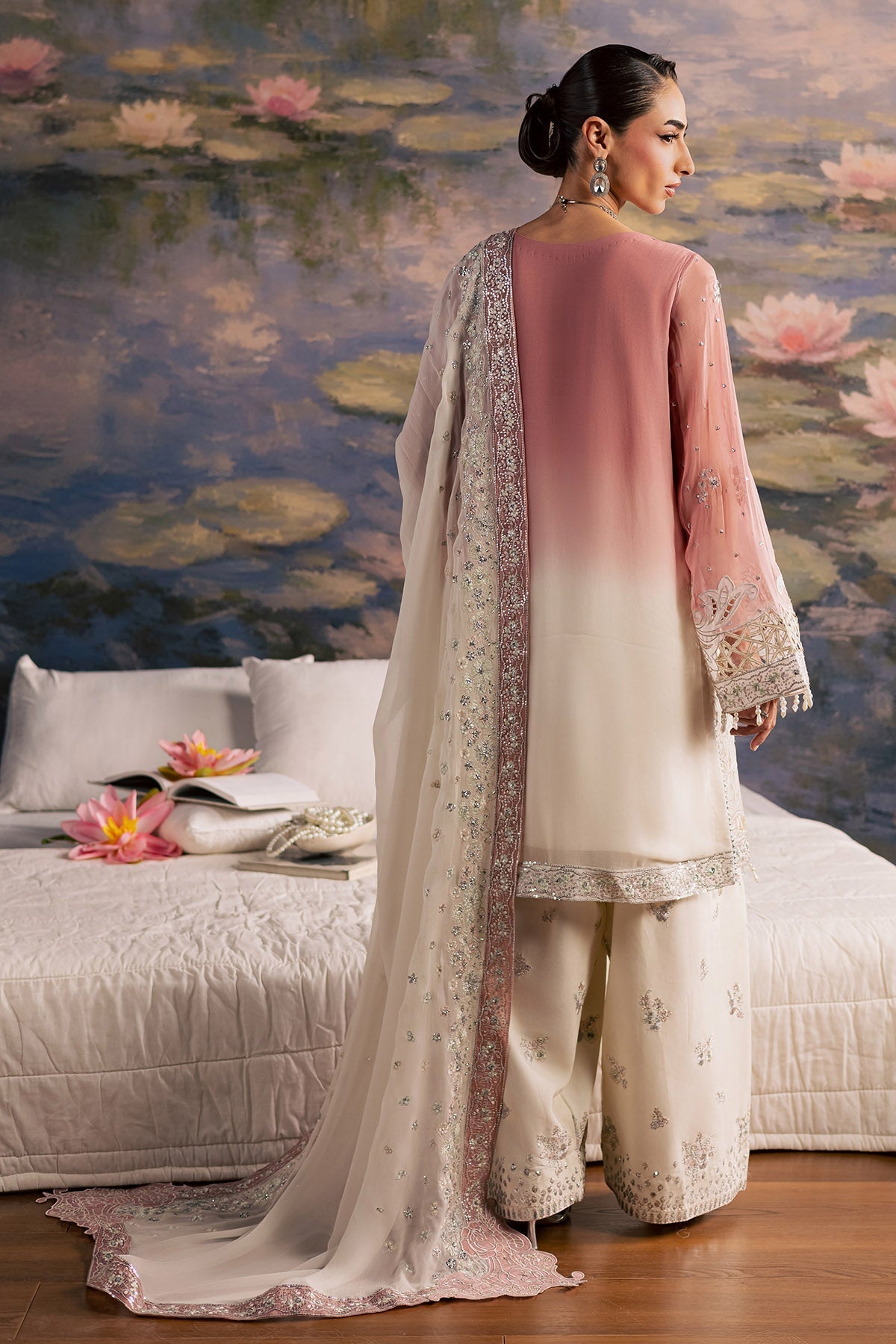 Nureh | Fancy Formal 26 | NP-782 - Formal Dress - available at Maria Faisal in UK and USA.