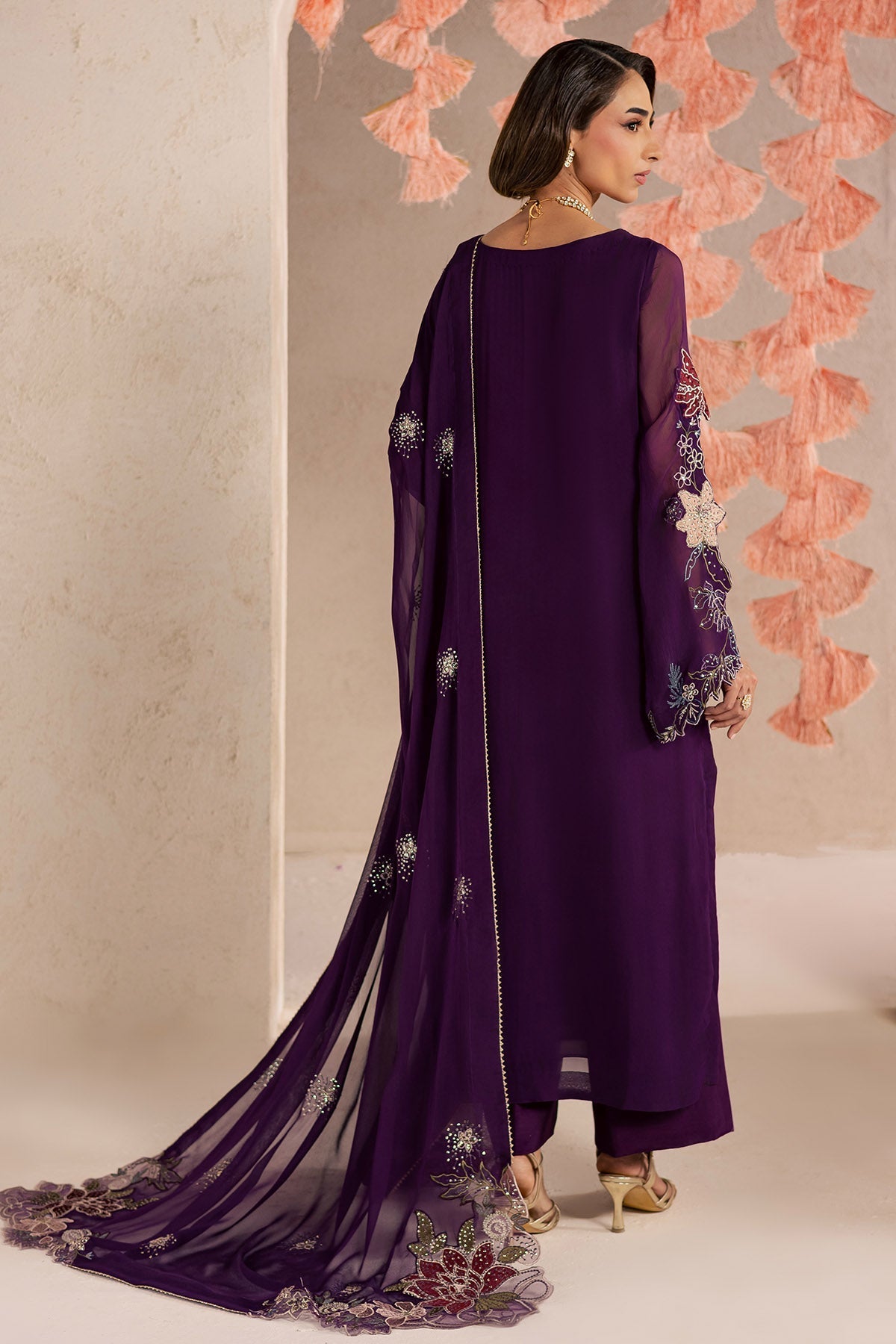 Nureh | Fancy Formal 26 | NP-816 - Formal Dress - available at Maria Faisal in UK and USA.