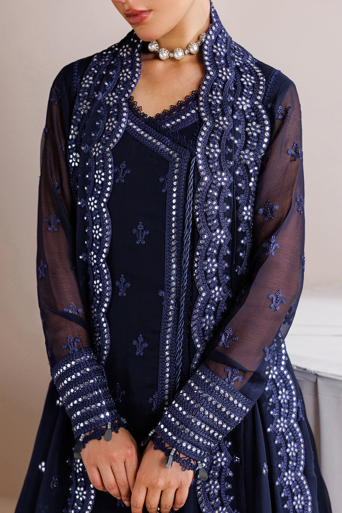 Farasha | Chiffon Threads 26 | Night Prism - Formal Dress - available at Maria Faisal in UK and USA.